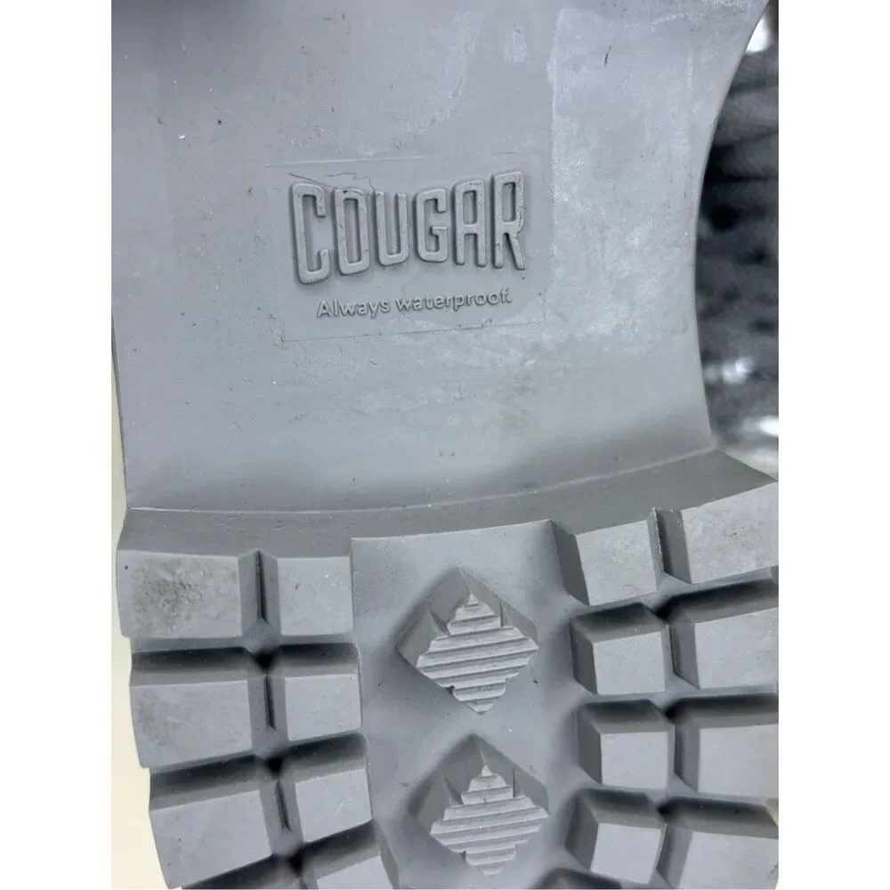 Cougar Women's Nash Ankle Waterproof Boots Silver‎ Metallic Size 6 NWOT